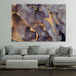 Black Grey & Gold Fluid Abstract Print 100% Australian Made Stretched Canvas Ready to Hang - AB-121