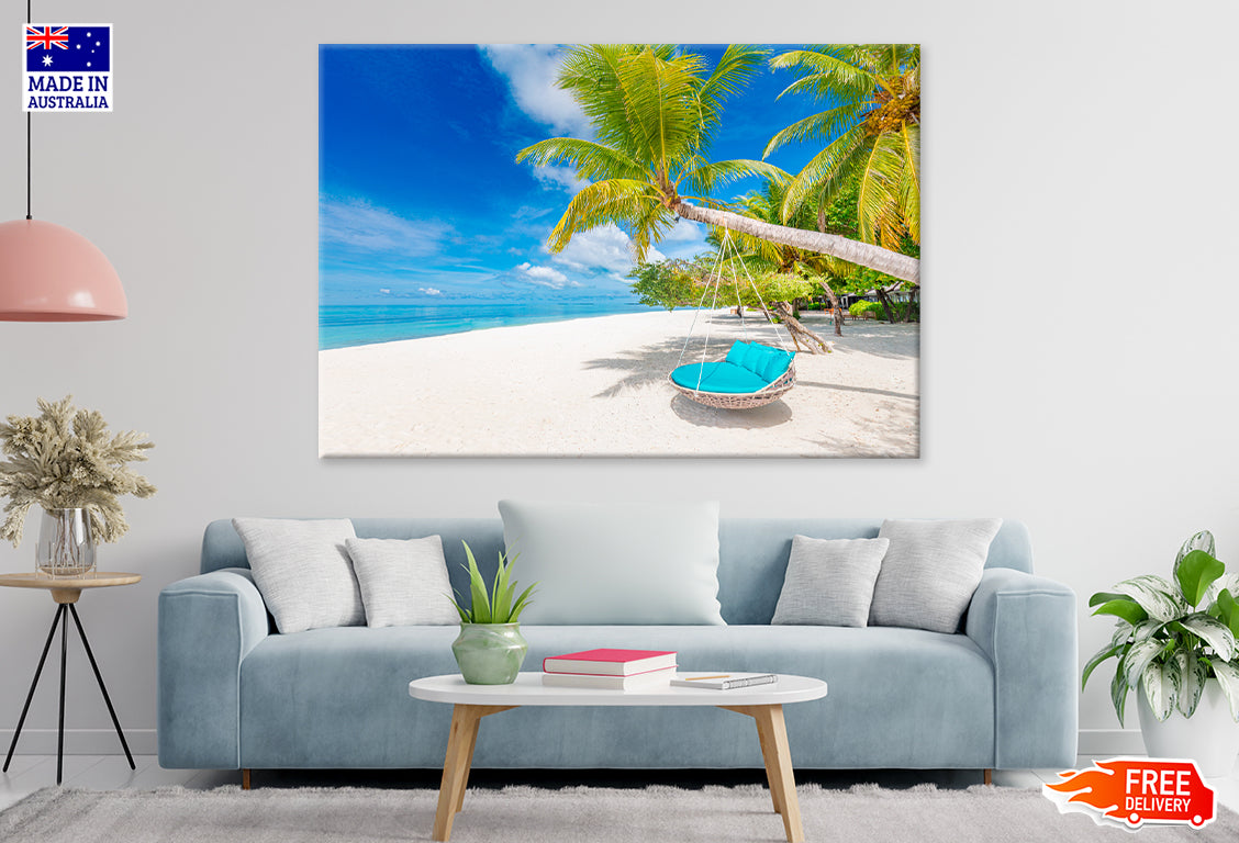 Perfect Beach Vacation & Summer Holiday Print 100% Australian Made Stretched Canvas Ready to Hang - BC-121