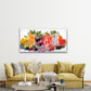 Refreshing Fruity Summer Drinks Wall Art Canvas Office Home Room Framed 80x45cm