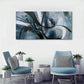 Black And White Graffiti Lines Wall Art canvas office home room framed 120x60cm