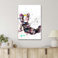 Colorful Graffiti Painting of Adorable Cartoon Character Print 100% Australian Made 40x60cm Stretched Canvas Ready to Hang