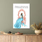 Motivational Art On Beauty Within And Out Print 100% Australian Made 40x60cm Stretched Canvas Ready to Hang