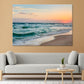 Pink Sunset on The Beach Print 100% Australian Made Stretched Canvas Ready to Hang - BC-123