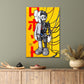 Coolest Robot with A Head & Arms in Cartoon Style Art Print 100% Australian Made 40x60cm Stretched Canvas Ready to Hang