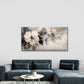 Abstract Watercolor Flowers Wall Art Canvas Office Home Room Framed 80x45cm