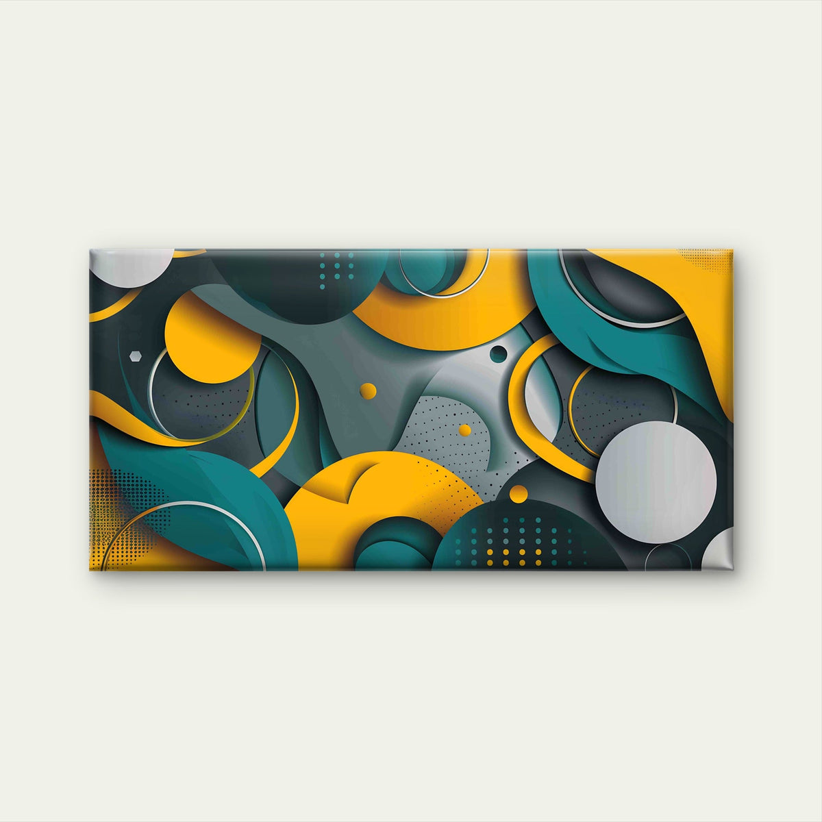 Minimal Abstract Dark Blue Wall Art Canvas Office Home Room Framed 120x60cm