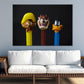 Cartoon Characters Toys Photograph Print 100% Australian Made Stretched Canvas Ready to Hang - NK-124