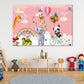 Kids Room Animals Decoration Print 100% Australian Made Stretched Canvas Ready to Hang - NK-125