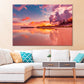 Beautiful Maldives Sunset Seascape View Print 100% Australian Made Stretched Canvas Ready to Hang - BC-125