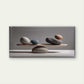 Balanced Zen Stones Wall Art Canvas Office Home Room Framed 120x60cm