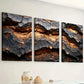 3pcs Modern Fashion Abstract Crack Art Wall Art Set Canvas Framed 40x60cm - High Quality Print 100% Australian Made Wall Canvas Ready to Hang