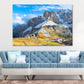 Mountain Range & Village View Print 100% Australian Made Stretched Canvas Ready to Hang - NT-126