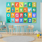 Alphabet with Animals Nursery & Kids Print 100% Australian Made Stretched Canvas Ready to Hang - NK-126