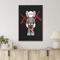 Cartoon Character with A Baseball Bat in His Hand Art Print 100% Australian Made 40x60cm Stretched Canvas Ready to Hang