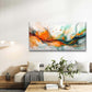 Modern Abstract Fluid Art Wall Art Canvas Office Home Room Framed 80x45cm