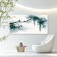 Kingfisher On A Branch Wall Art Canvas Office Home Room Framed 120x60cm