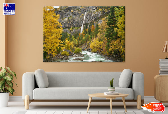 Monte Perdido National Park Trees Scenery Print 100% Australian Made Stretched Canvas Ready to Hang - NT-127