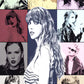 Collage Of Pop Art Portraits of Singer Print 100% Australian Made 40x60cm Stretched Canvas Ready to Hang