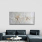 Modern White Texture Neutral Wall Art Canvas Office Home Room Framed 120x60cm