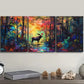 3pcs Moose in the Forest Metal Print Ready to Hang Art