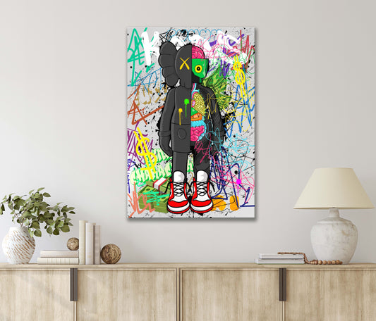 Graffiti Art Print 100% Australian Made 40x60cm Stretched Canvas Ready to Hang