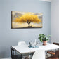Tree of Life with Golden Leaves Wall Art Canvas Office Home Room Framed 80x45cm