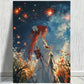 Asha Anime Canvas Wall Art Print 100% Australian Made 40x60cm Stretched Canvas Ready to Hang