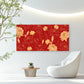 Luxurious Oriental Floral Decor Wall Art Canvas Office Home Room Framed 80x45cm