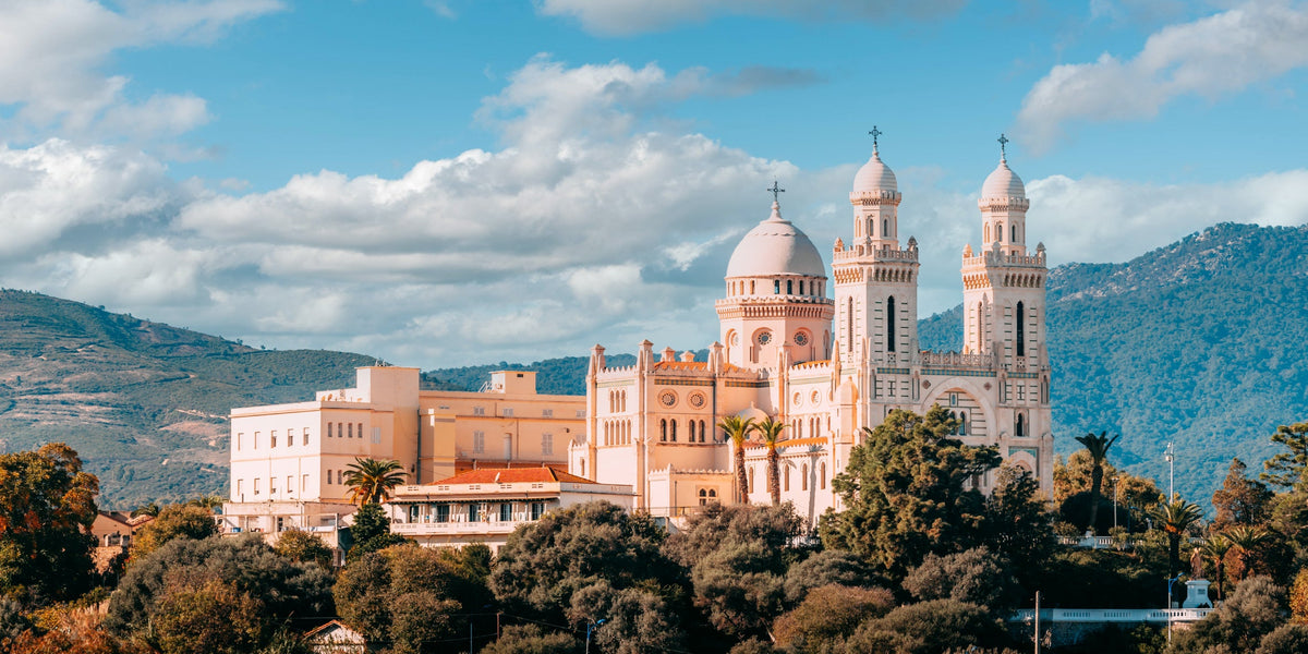St Augustine Basilica Annaba Wall Art Canvas Office Home Room Framed 120x60cm