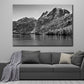 Silver Lake California in Mono County Print 100% Australian Made Stretched Canvas Ready to Hang - BW-102