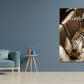 Leopard on Couch Fashion Print 100% Australian Made Stretched Canvas Ready to Hang - : FS - 116