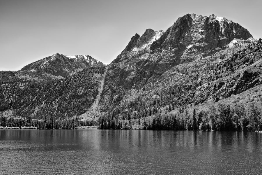 Silver Lake California in Mono County Print 100% Australian Made Stretched Canvas Ready to Hang - BW-102