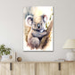 Painting Koala Bears Print 100% Australian Made 40x60cm Stretched Canvas Ready to Hang