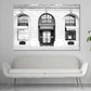 Fashion Store Front B&W Print 100% Australian Made Stretched Canvas Ready to Hang - FS - 163