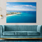 Ocean View With City Print 100% Australian Made Stretched Canvas Ready to Hang - BC-102