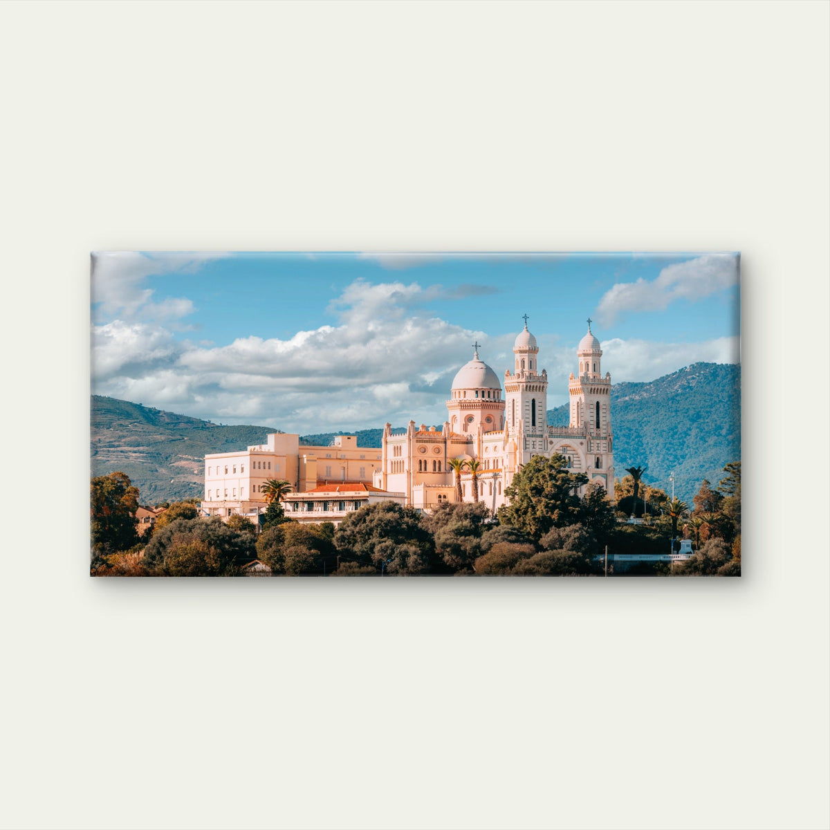 St Augustine Basilica Annaba Wall Art Canvas Office Home Room Framed 120x60cm