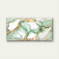 Emerald Green & Gold Liquid Marble Wall Art Canvas Office Home Room Framed 120x60cm