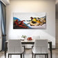 Humorous Comic Fresco Parody Wall Art Canvas Office Home Room Framed 80x45cm
