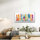 Colorful Surfboards Artistic Wall Art Canvas Office Home Room Framed 120x60cm