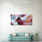Abstract Color Block Palette Wall Art Canvas Office Home Room Framed 120x60cm