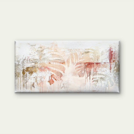 Abstract Boho Tropical Palm Leaf Wall Art Canvas Office Home Room Framed 80x45c