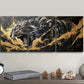 3pcs Black Animal gold marble Metal Print Ready to Hang Art