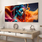 3pcs Modern Style Fashion Abstract Female Figure Art Girly Wall Art Set Canvas Framed 40x60cm - High Quality Print 100% Australian Made Wall Canvas Ready to Hang