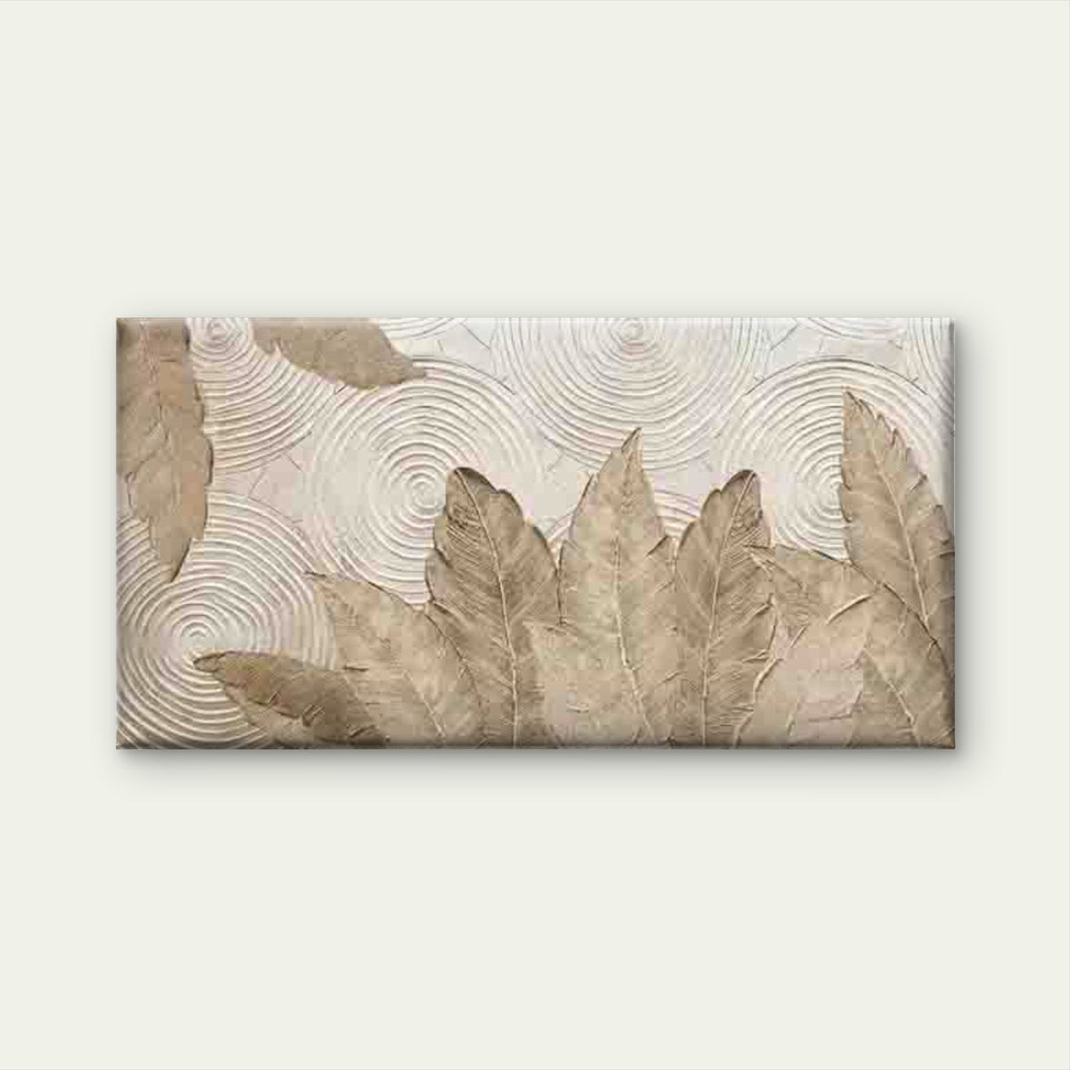 Abstract Botanical Foliage Wall Art Canvas Office Home Room Framed 120x60cm