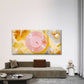 A Pink Record Player Wall Art Canvas Office Home Room Framed 80x45cm