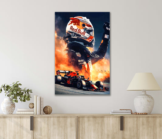 Victory Of a Greatest Motorsport Race in The World Print 100% Australian Made 40x60cm Stretched Canvas Ready to Hang