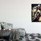 Vibrant Action of Motocross Rider Print 100% Australian Made 40x60cm Stretched Canvas Ready to Hang