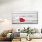 Hearts On Weathered Wood Wall Art Canvas Office Home Room Framed 120x60cm