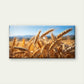 Ripe Harvest Wheat Ears Field Crop Wall Art Canvas Office Home Framed 120x60cm