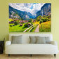 Waterfall In Lauterbrunnen Village Print 100% Australian Made Stretched Canvas Ready to Hang - CT-132